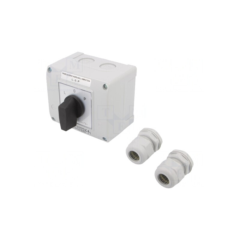 Comutator cu Came 3 Pozitii 25A 3 Poli IP65 | Electronic-mag.ro | Componente Electronice Comutator cu Came 3 Pozitii 25A 3 Poli IP65 | Electronic-mag.ro | Componente Electronice