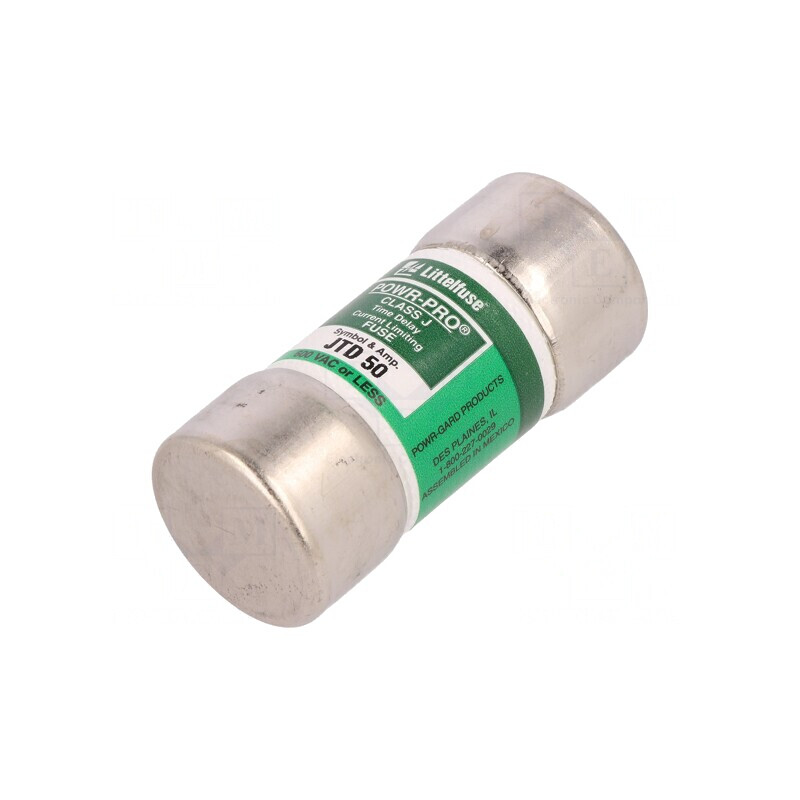 Siguranță întârziere 50A 600VAC 300VDC industrială | Electronic-mag.ro | Componente Electronice