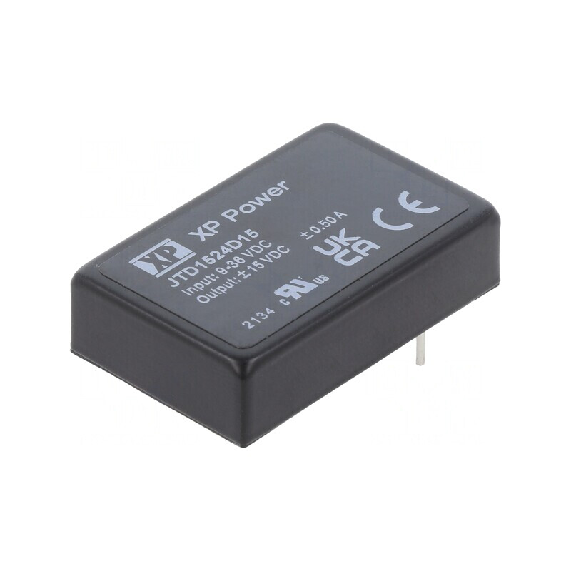 Convertor DC/DC 15W 9-36V la 15V/-15V THT | Electronic-mag.ro | Componente Electronice