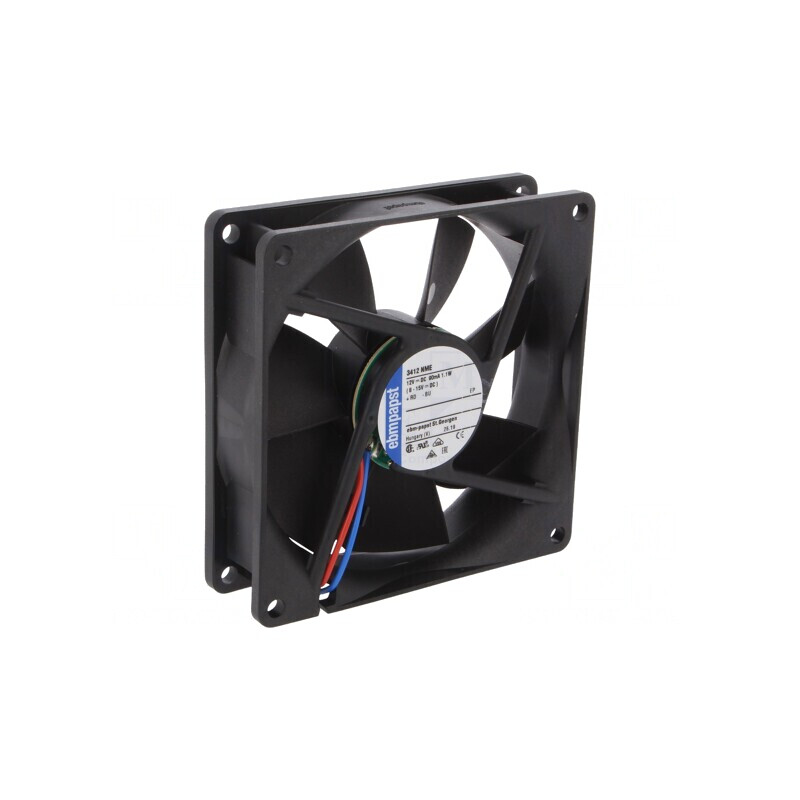 Ventilator DC axial 12V 92x92x25mm 72m3/h 28dBA cu bilă | Electronic-mag.ro | Componente Electronice