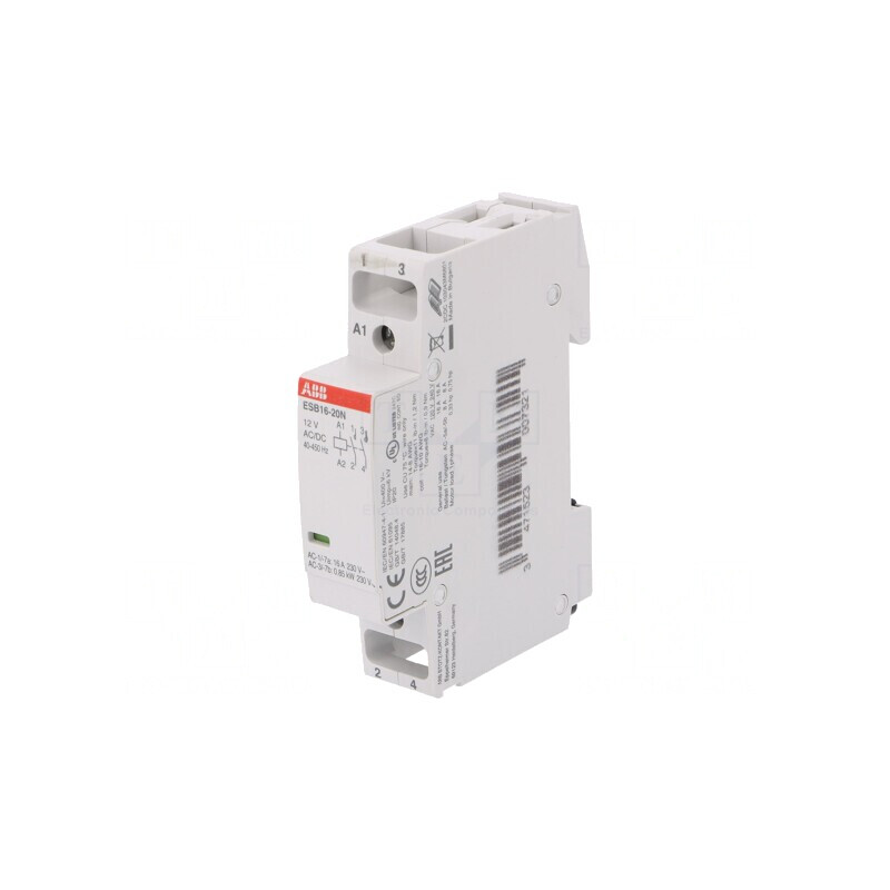 Contactor 2-polar 16A 12V NO x2 | Electronic-mag.ro | Componente Electronice Contactor 2-polar 16A 12V NO x2 | Electronic-mag.ro | Componente Electronice