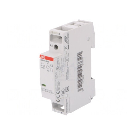 Contactor 2-polar 16A 12V NO x2 | Electronic-mag.ro | Componente Electronice
