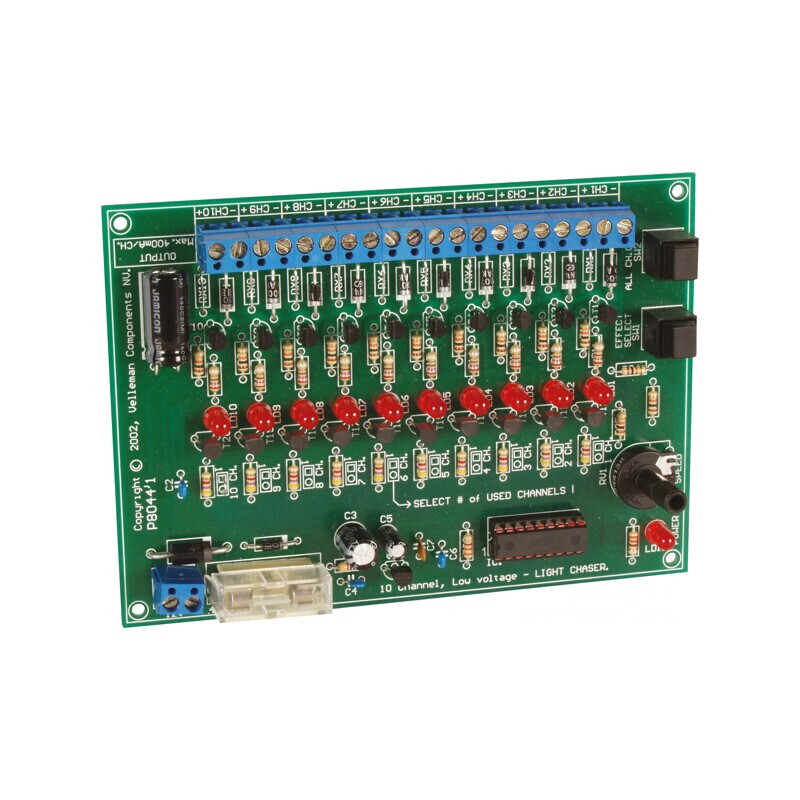 Efect luminos LED 12VDC 10 canale WSL8044 | Electronic-mag.ro | Componente Electronice
