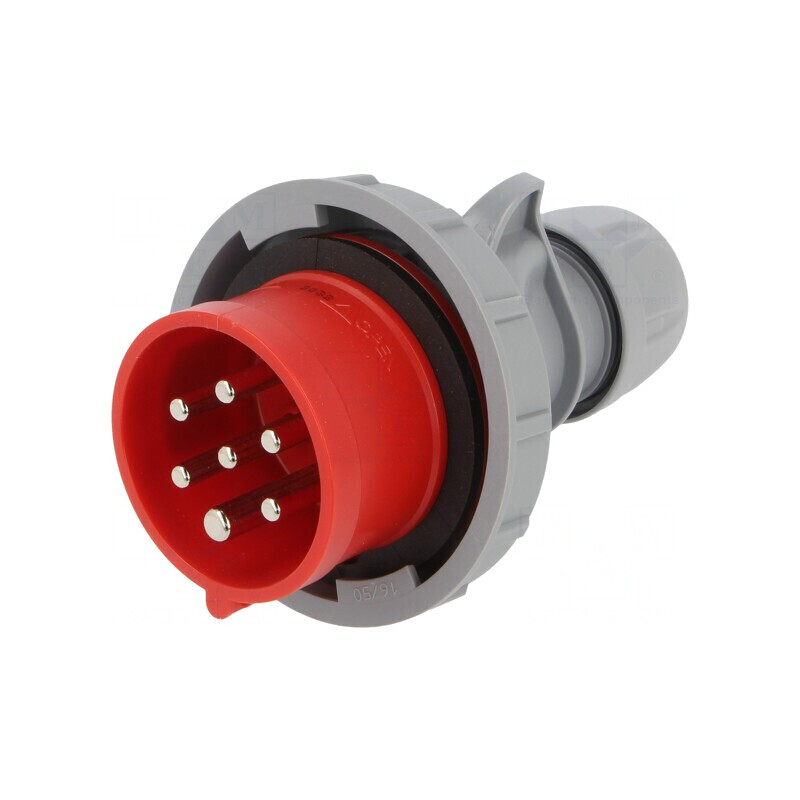 Conector alimentare AC trifazat 16A 400VAC 7 pini | Electronic-mag.ro | Componente Electronice