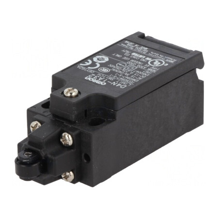Limitator cursă rolă plastic Ø9,5mm NO NC 10A PG13,5 D4N-1A32 | Electronic-mag.ro | Componente Electronice