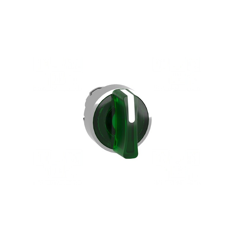 Comutator Rotativ cu LED Verde 22mm IP66 3 Poziții | Electronic-mag.ro | Componente Electronice
