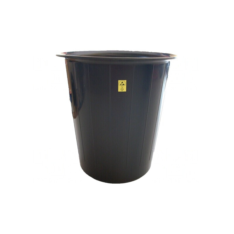 Coș de gunoi ESD 13L negru | Electronic-mag.ro | Componente Electronice Coș de gunoi ESD 13L negru | Electronic-mag.ro | Componente Electronice