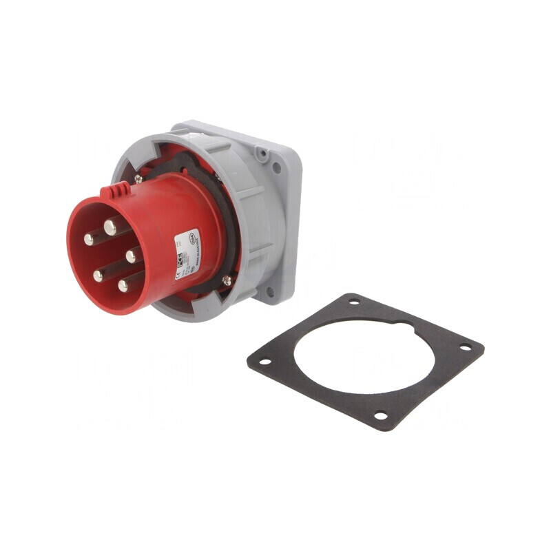 Conector AC Trifazat 63A 400VAC IP67 Soclu Tată | Electronic-mag.ro | Componente Electronice