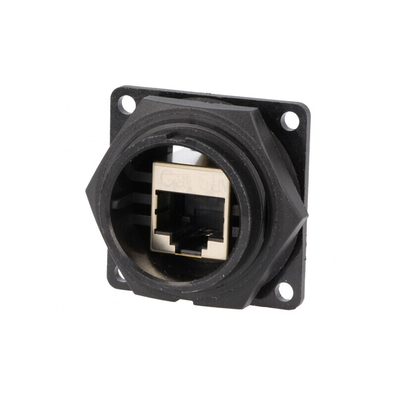 Cuplă RJ45 Cat 5e Ecranat 8p8c IP67/IP68 | Electronic-mag.ro | Componente Electronice