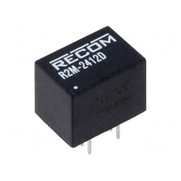 Convertor DC/DC 2W 9-36V la 12V Dual SIP8 | Electronic-mag.ro | Componente Electronice