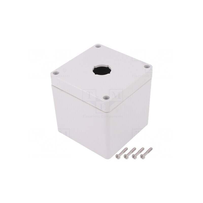 Carcasă pentru pilot IP66 UL94-5V 90x90x90mm | Electronic-mag.ro | Componente Electronice