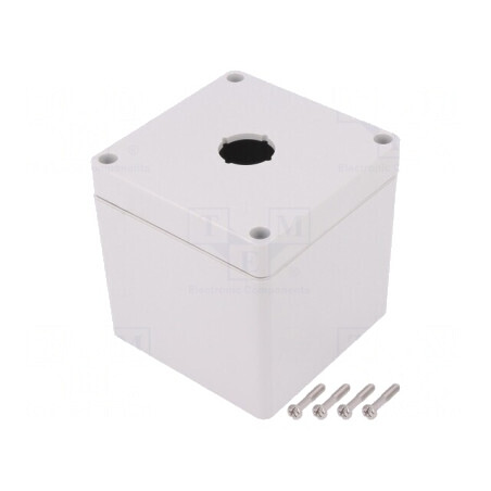 Carcasă pentru pilot IP66 UL94-5V 90x90x90mm | Electronic-mag.ro | Componente Electronice