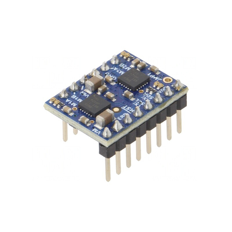 Controler Motor DC Motoron UART 4.5-48V 2 Canale | Electronic-mag.ro | Componente Electronice
