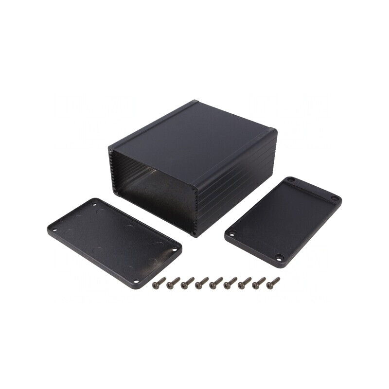 Carcasă Aluminiu Neagră 104x120x55mm | Electronic-mag.ro | Componente Electronice Carcasă Aluminiu Neagră 104x120x55mm | Electronic-mag.ro | Componente Electronice