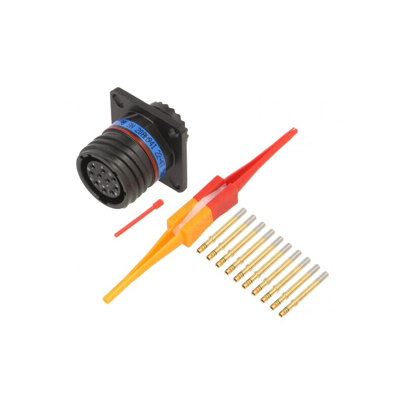 Conector militar dimensiune 13 Series III mamă | Electronic-mag.ro | Componente Electronice