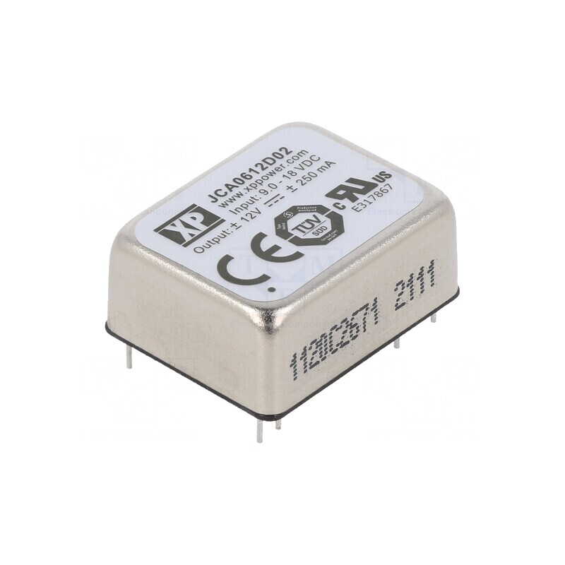Convertor DC/DC 6W 9-18V la 12V/-12V THT | Electronic-mag.ro | Componente Electronice