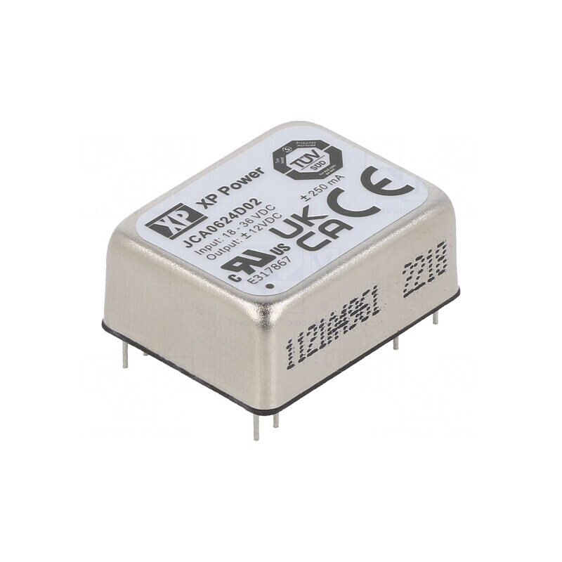 Convertor DC/DC 6W 18-36V la 12V/-12V THT | Electronic-mag.ro | Componente Electronice