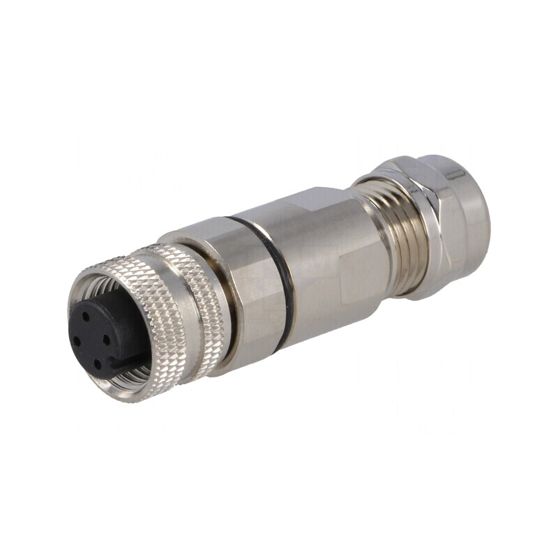 Mufă M12 4-Pin Mamă IP67 pentru DeviceNet/CANopen | Electronic-mag.ro | Componente Electronice