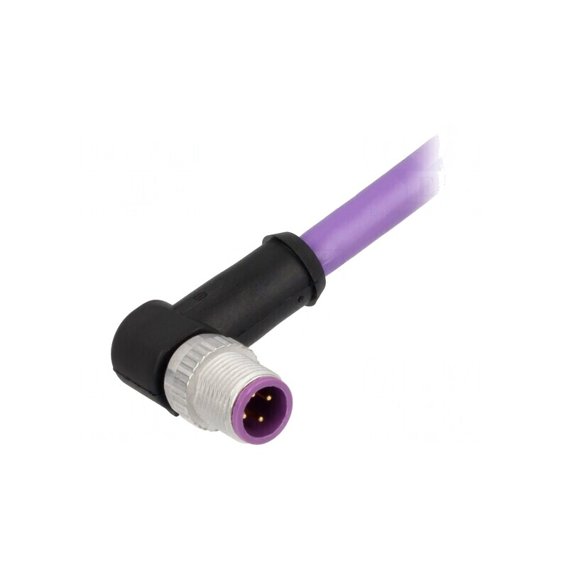Mufă M12 4 PIN Profibus 1m PVC Cabluri | Electronic-mag.ro | Componente Electronice