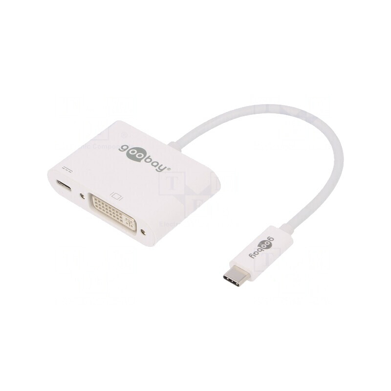 Adaptor USB 3.0 Alb 0,15m 60W Full HD | Electronic-mag.ro | Componente Electronice