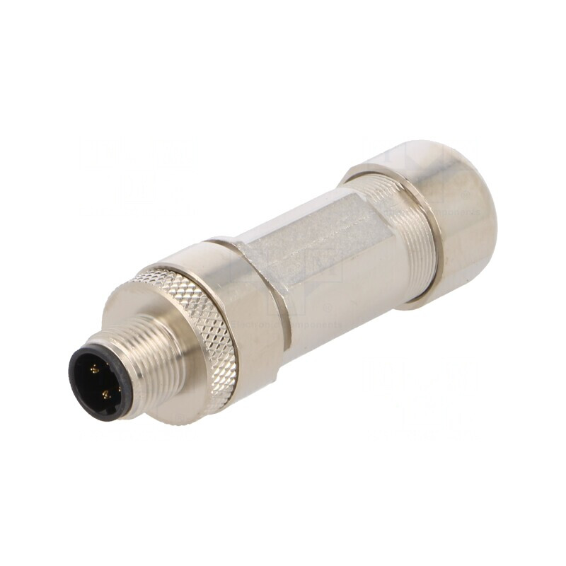 Mufă M12 4 PIN Ethernet pe Cablu | Electronic-mag.ro | Componente Electronice