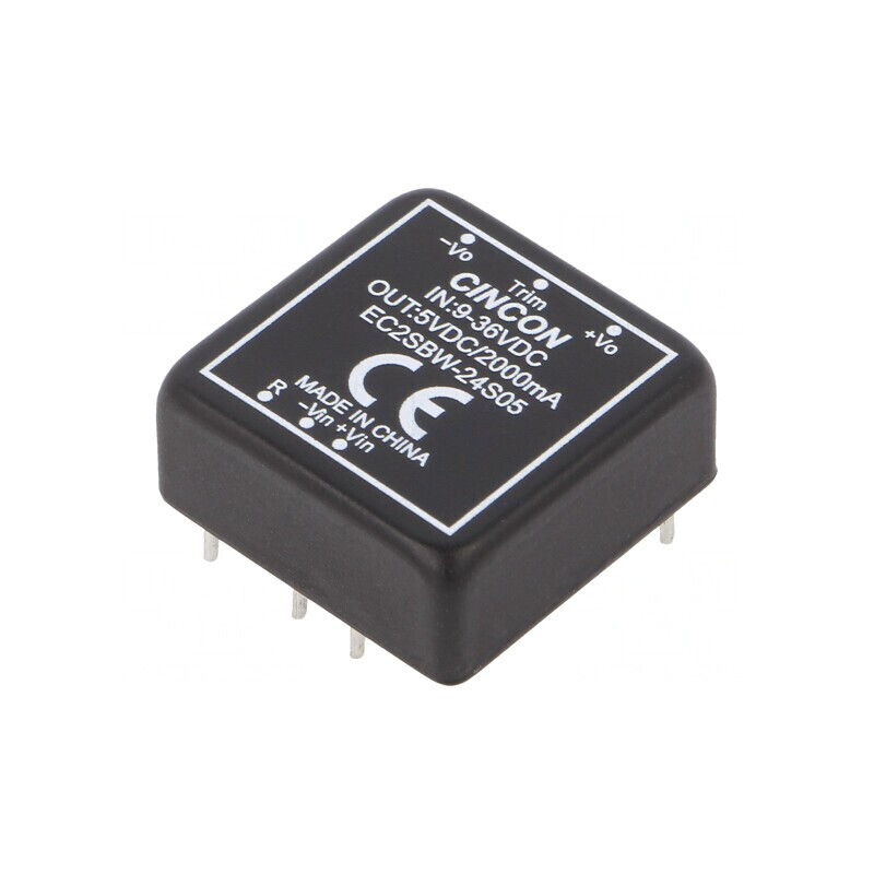 Convertor DC/DC 10W 9-36V la 5V 2A | Electronic-mag.ro | Componente Electronice