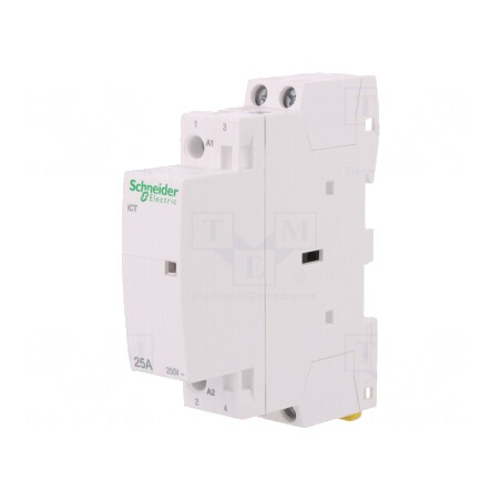 Contactor 2P 25A 20VAC NO IP20 | Electronic-mag.ro | Componente Electronice