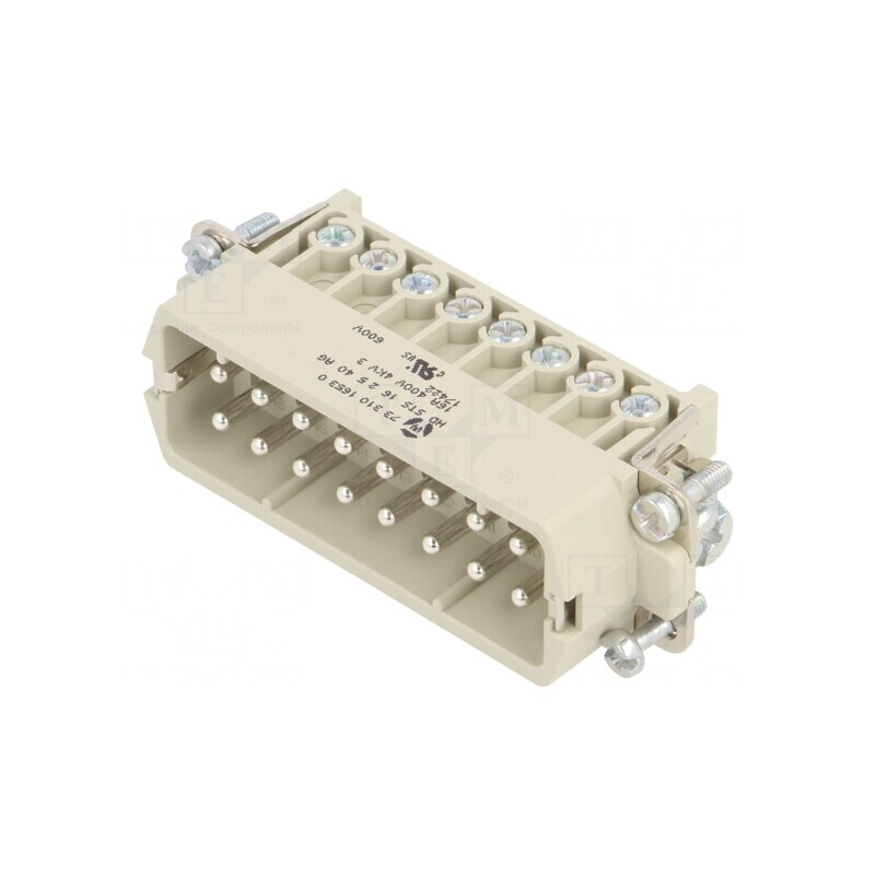 Conector HDC Tată 2x16 Argintat | Electronic-mag.ro | Componente Electronice