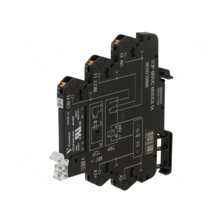 Releu Intermediar Ucom 48VAC/DC 0.1A 3-48VDC -20-60°C | Electronic-mag.ro | Componente Electronice