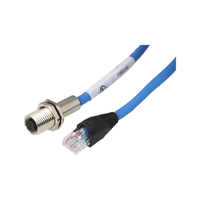 Adaptor M12 Mamă RJ45 IP65 Drept Ethernet | Electronic-mag.ro | Componente Electronice Adaptor M12 Mamă RJ45 IP65 Drept Ethernet | Electronic-mag.ro | Componente Electronice