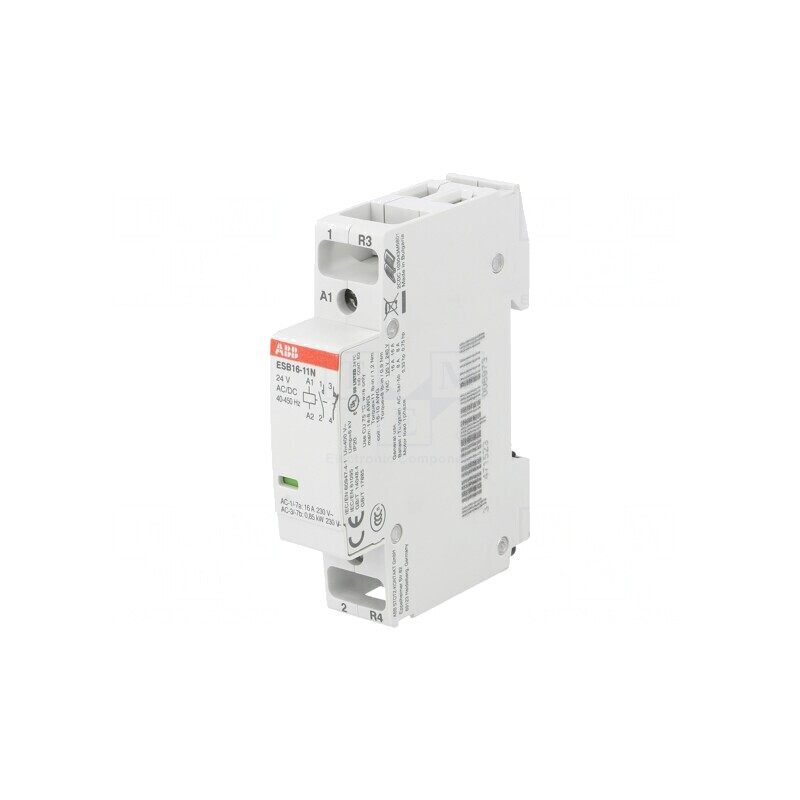 Contactor 2P 16A 24VAC 24VDC NC NO | Electronic-mag.ro | Componente Electronice