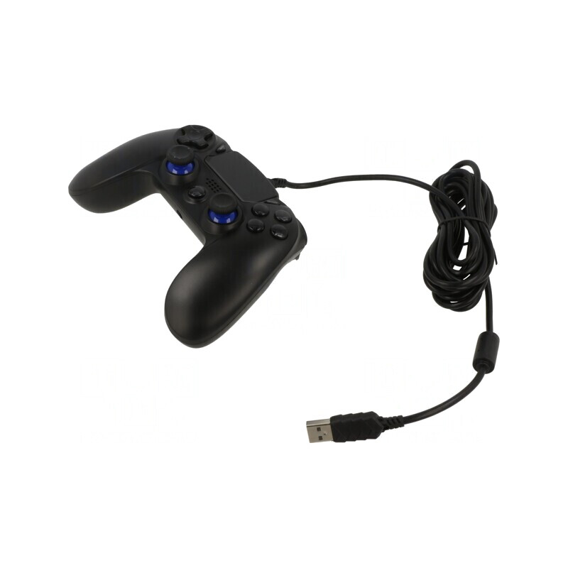 Gamepad negru USB 2.0 3m Jack 3.5mm | Electronic-mag.ro | Componente Electronice