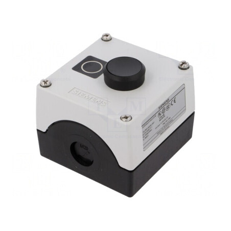 Casetă de comandă cu 1 buton IP67 plastic NC | Electronic-mag.ro | Componente Electronice