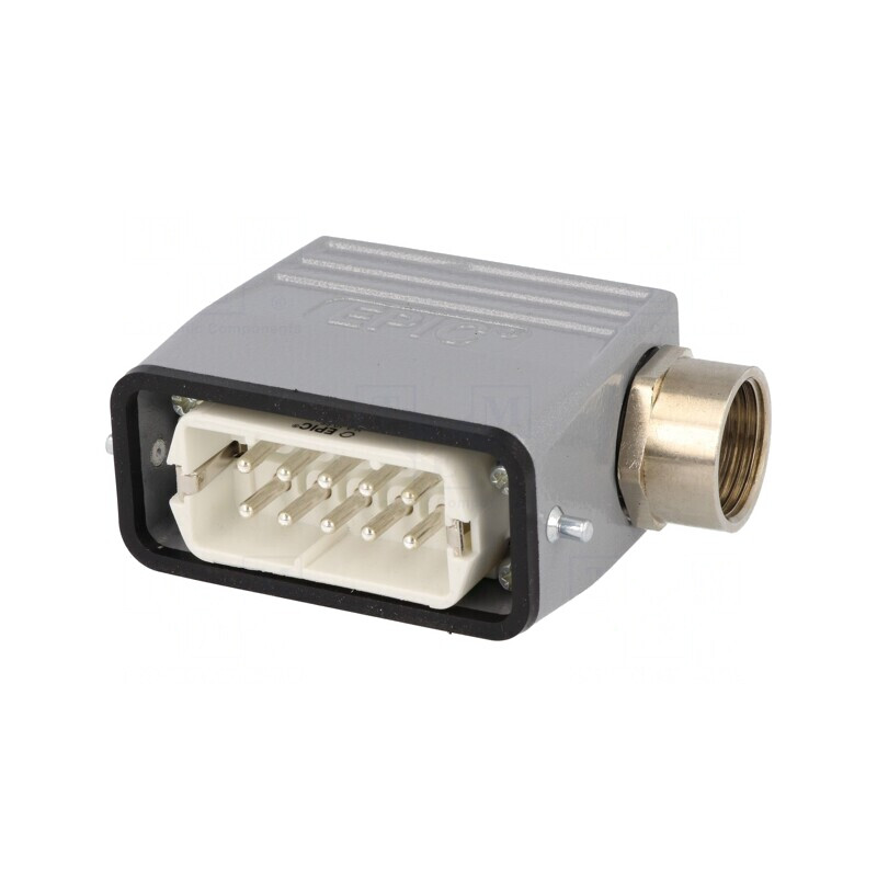 Conector HDC Mufă Tată EPIC KIT 10P M20 16A 250V | Electronic-mag.ro | Componente Electronice