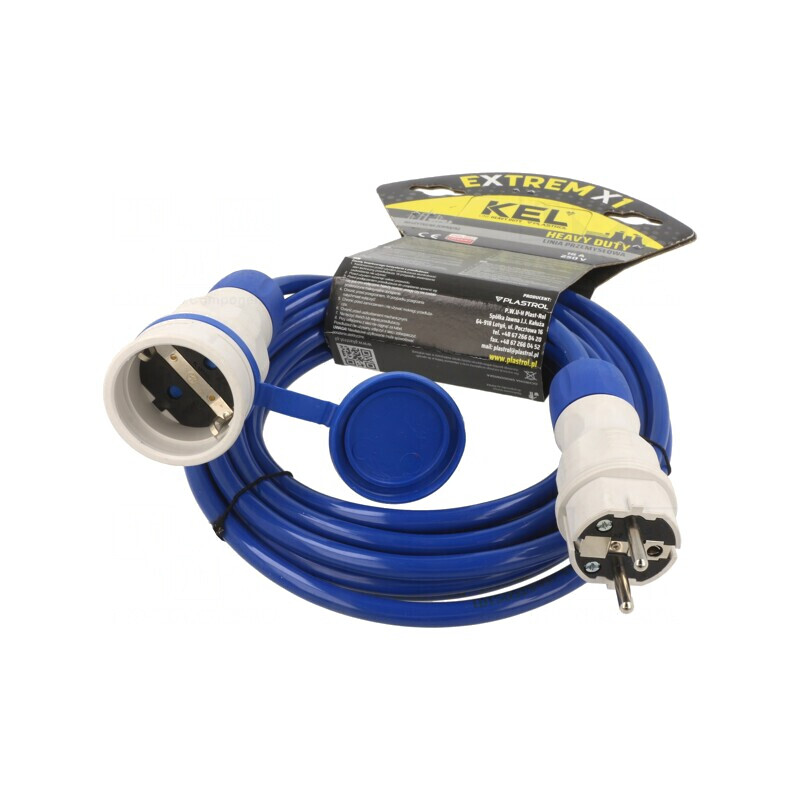 Prelungitor alimentare 5m 16A albastru | Electronic-mag.ro | Componente Electronice