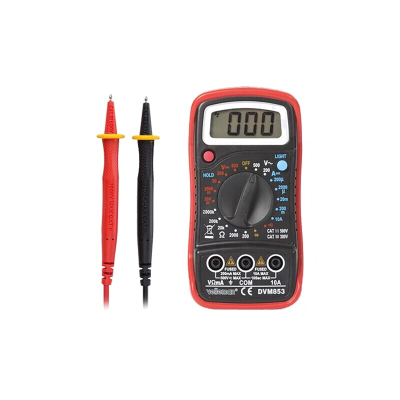 Multimetru Digital LCD 3,5 Cifre DVM853 | Electronic-mag.ro | Componente Electronice