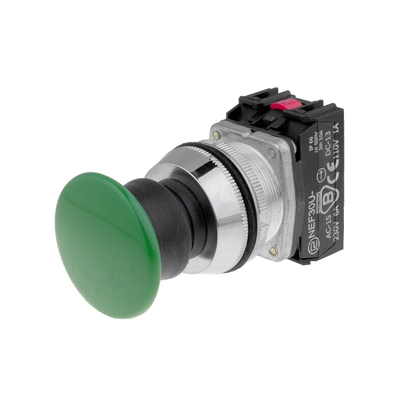 Comutator acționat prin apăsare 30mm 1 NC NO NEF30-UDZXY | Electronic-mag.ro | Componente Electronice