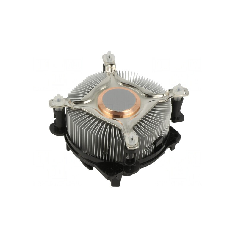 Radiator Extrudat 12VDC Aluminiu Cupru 69.5m3/h 62.4mm AK-955A-BV2 | Electronic-mag.ro | Componente Electronice