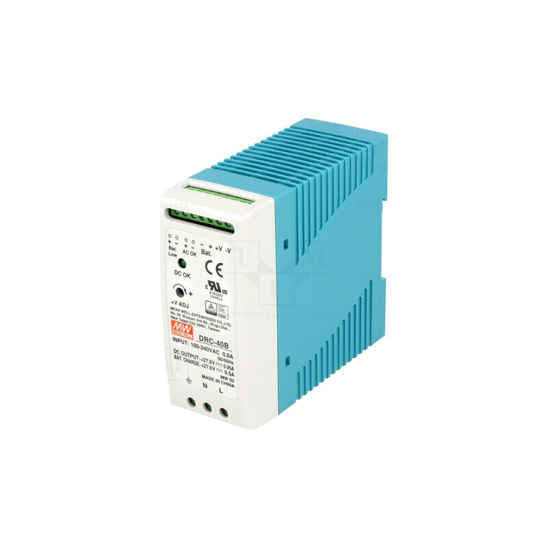 Alimentator pulsatoriu cu buffer pentru șină DIN 40W | Electronic-mag.ro | Componente Electronice