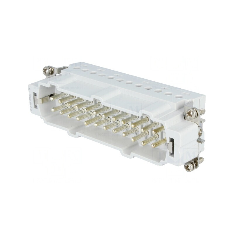 Conector HDC cu 24 Inserturi de Contact Tată HTS HE PIN 24 PE | Electronic-mag.ro | Componente Electronice