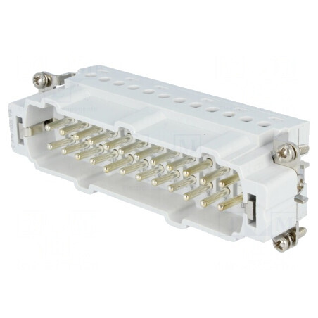 Conector HDC cu 24 Inserturi de Contact Tată HTS HE PIN 24 PE | Electronic-mag.ro | Componente Electronice