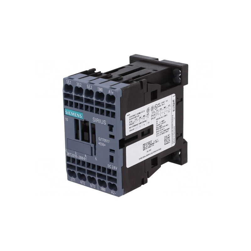 Contactor 3P NO 24VDC 9A cu 3 Contacte Auxiliare | Electronic-mag.ro | Componente Electronice Contactor 3P NO 24VDC 9A cu 3 Contacte Auxiliare | Electronic-mag.ro | Componente Electronice