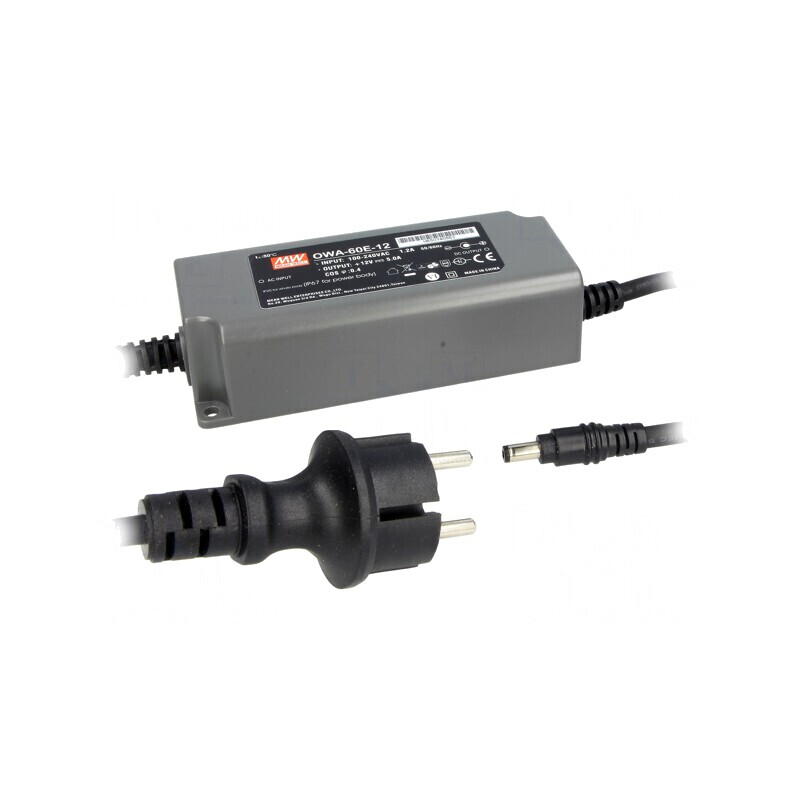 Alimentator LED 60W 12V 5A OWA-60E-12 | Electronic-mag.ro | Componente Electronice