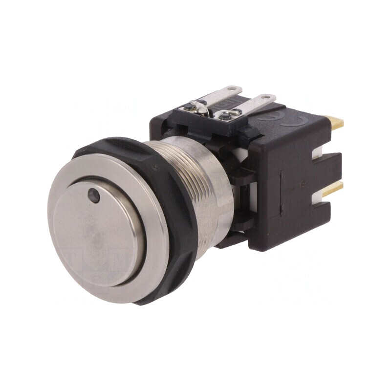 Comutator anti-vandalism verde 12A 250VAC IP64 DPST-NO | Electronic-mag.ro | Componente Electronice