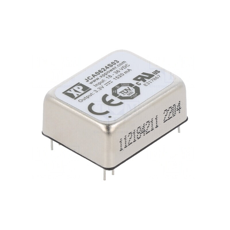 Convertor DC/DC 6W 18-36V la 3.3V 1520mA THT | Electronic-mag.ro | Componente Electronice