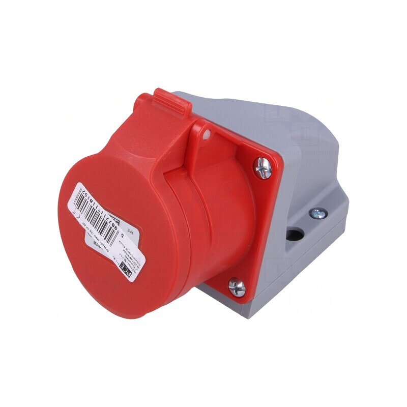 Conector alimentare AC trifazat 16A 400VAC IP44 | Electronic-mag.ro | Componente Electronice