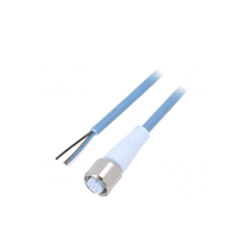 Cablu de Conectare M12 4 PIN 10m 250VAC | Electronic-mag.ro | Componente Electronice