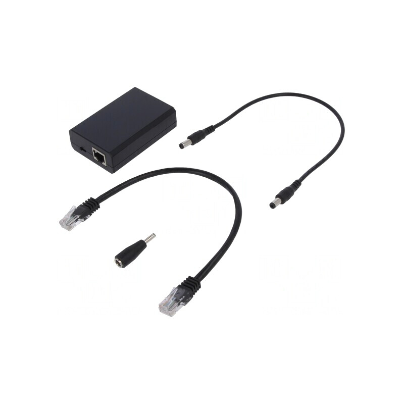 Splitter PoE Negru 1000Mbps DN-95205 | Electronic-mag.ro | Componente Electronice