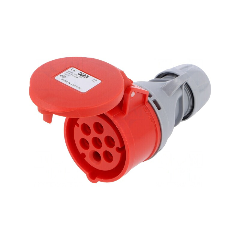 Conector alimentare AC trifazat 16A 400V IP44 | Electronic-mag.ro | Componente Electronice