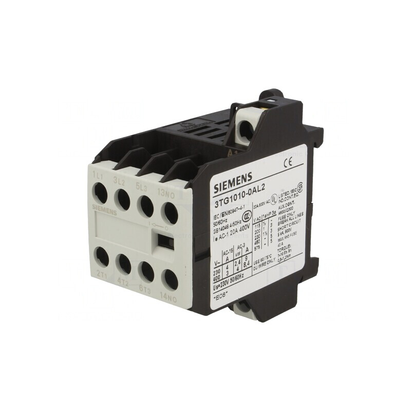 Contactor 4P NO 230VAC 8.4A DIN Rail | Electronic-mag.ro | Componente Electronice
